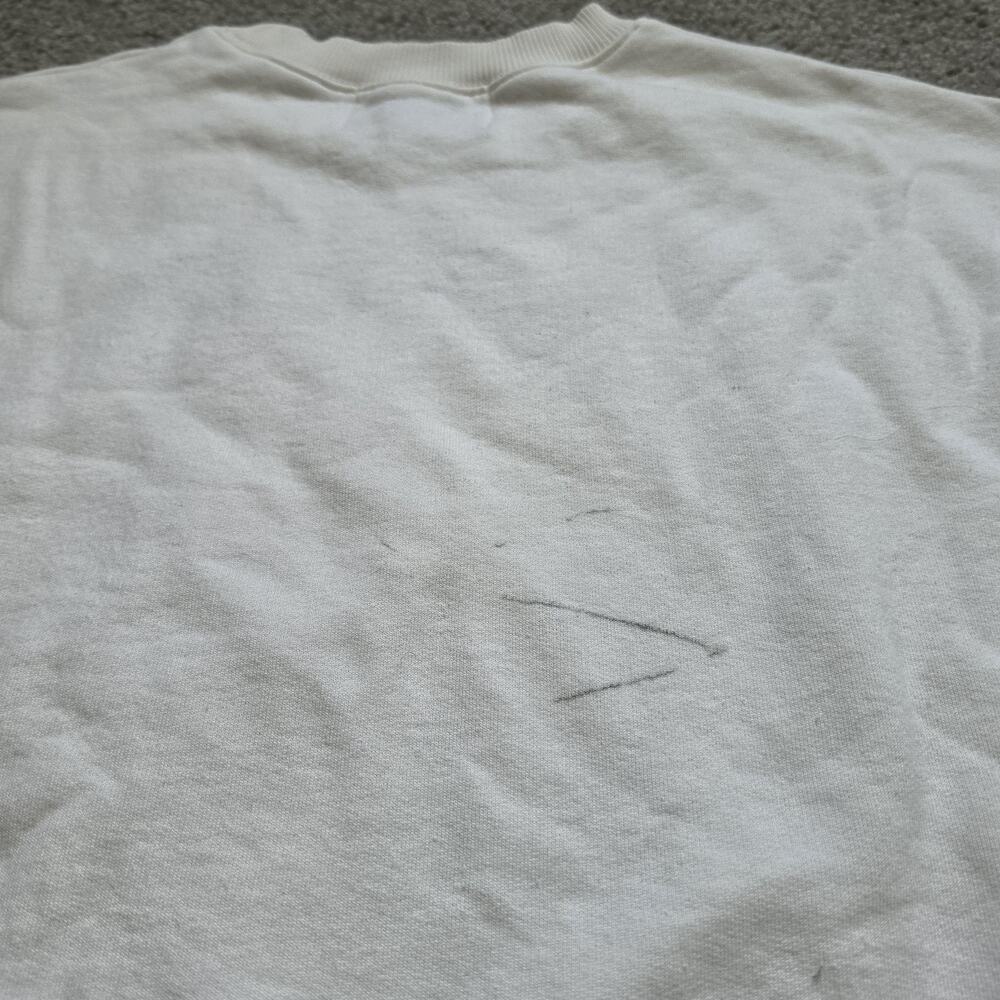 FIGS X Lingua Franca Sweatshirt Womens Large White I Am A Nurse Fleece Crewneck - Picture 9 of 11